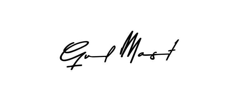 Also we have Gul Mast name is the best signature style. Create professional handwritten signature collection using Asem Kandis PERSONAL USE autograph style. Gul Mast signature style 9 images and pictures png