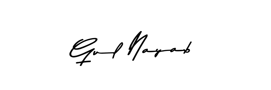 Gul Nayab stylish signature style. Best Handwritten Sign (Asem Kandis PERSONAL USE) for my name. Handwritten Signature Collection Ideas for my name Gul Nayab. Gul Nayab signature style 9 images and pictures png