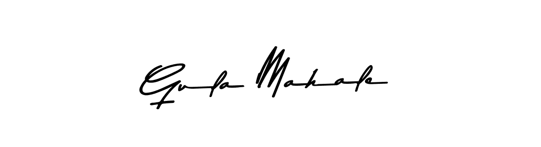 Create a beautiful signature design for name Gula Mahale. With this signature (Asem Kandis PERSONAL USE) fonts, you can make a handwritten signature for free. Gula Mahale signature style 9 images and pictures png
