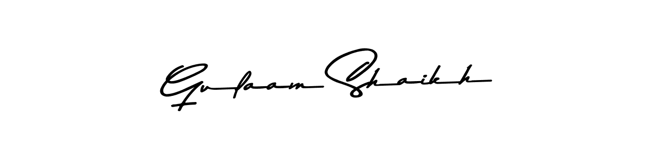 Once you've used our free online signature maker to create your best signature Asem Kandis PERSONAL USE style, it's time to enjoy all of the benefits that Gulaam Shaikh name signing documents. Gulaam Shaikh signature style 9 images and pictures png