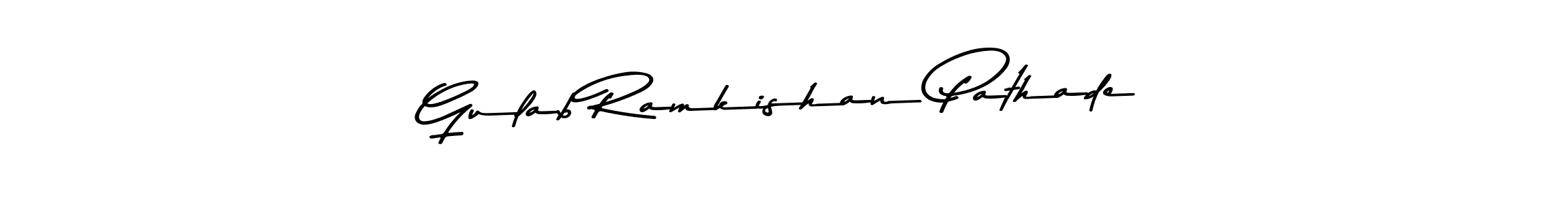 Also we have Gulab Ramkishan Pathade name is the best signature style. Create professional handwritten signature collection using Asem Kandis PERSONAL USE autograph style. Gulab Ramkishan Pathade signature style 9 images and pictures png