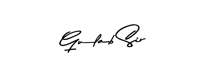 Also we have Gulab Sir name is the best signature style. Create professional handwritten signature collection using Asem Kandis PERSONAL USE autograph style. Gulab Sir signature style 9 images and pictures png