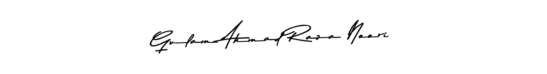 Make a beautiful signature design for name Gulam Ahmad Raza Noori. With this signature (Asem Kandis PERSONAL USE) style, you can create a handwritten signature for free. Gulam Ahmad Raza Noori signature style 9 images and pictures png