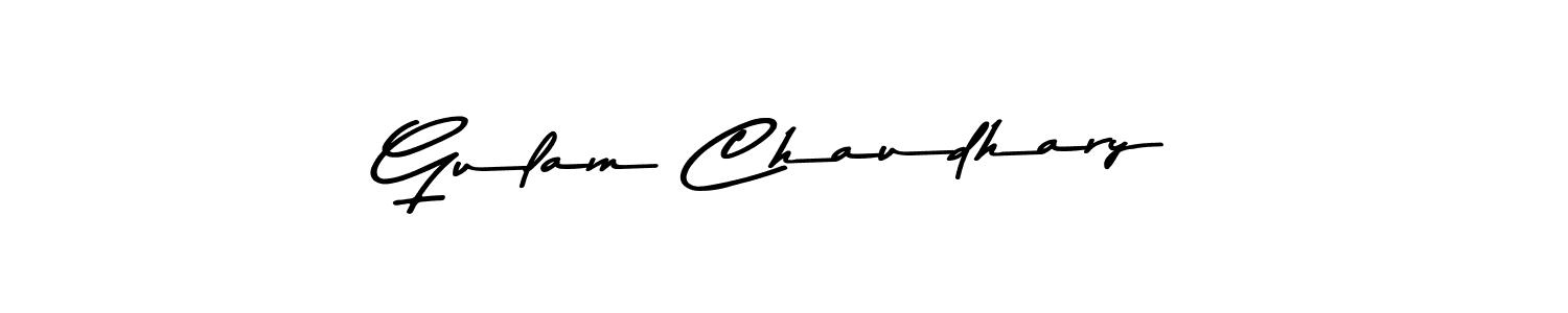 The best way (Asem Kandis PERSONAL USE) to make a short signature is to pick only two or three words in your name. The name Gulam Chaudhary include a total of six letters. For converting this name. Gulam Chaudhary signature style 9 images and pictures png