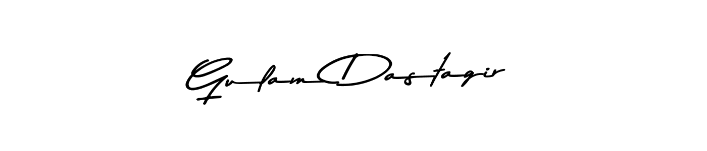 Create a beautiful signature design for name Gulam Dastagir. With this signature (Asem Kandis PERSONAL USE) fonts, you can make a handwritten signature for free. Gulam Dastagir signature style 9 images and pictures png