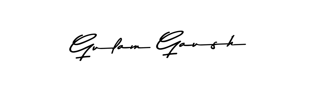 Make a short Gulam Gaush signature style. Manage your documents anywhere anytime using Asem Kandis PERSONAL USE. Create and add eSignatures, submit forms, share and send files easily. Gulam Gaush signature style 9 images and pictures png