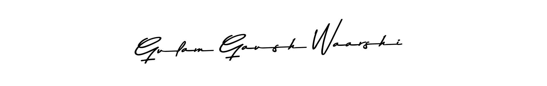 Make a beautiful signature design for name Gulam Gaush Waarshi. With this signature (Asem Kandis PERSONAL USE) style, you can create a handwritten signature for free. Gulam Gaush Waarshi signature style 9 images and pictures png