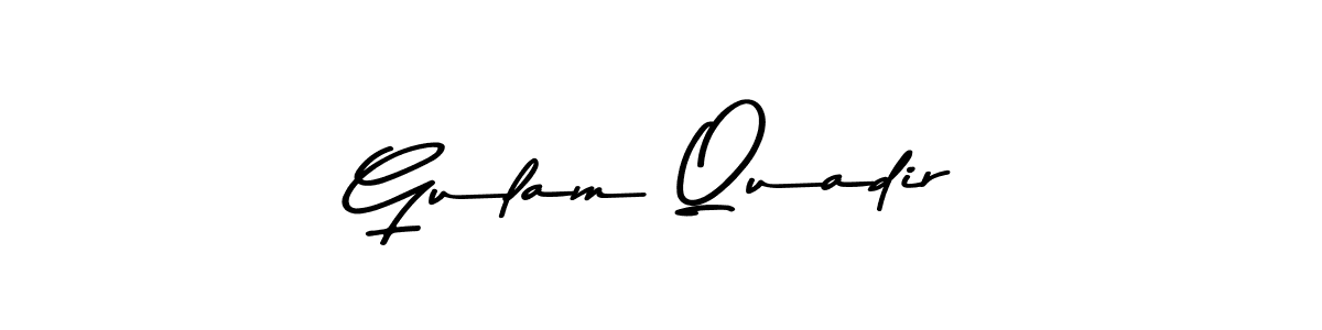 Make a short Gulam Quadir signature style. Manage your documents anywhere anytime using Asem Kandis PERSONAL USE. Create and add eSignatures, submit forms, share and send files easily. Gulam Quadir signature style 9 images and pictures png