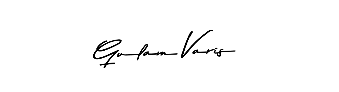 The best way (Asem Kandis PERSONAL USE) to make a short signature is to pick only two or three words in your name. The name Gulam Varis include a total of six letters. For converting this name. Gulam Varis signature style 9 images and pictures png