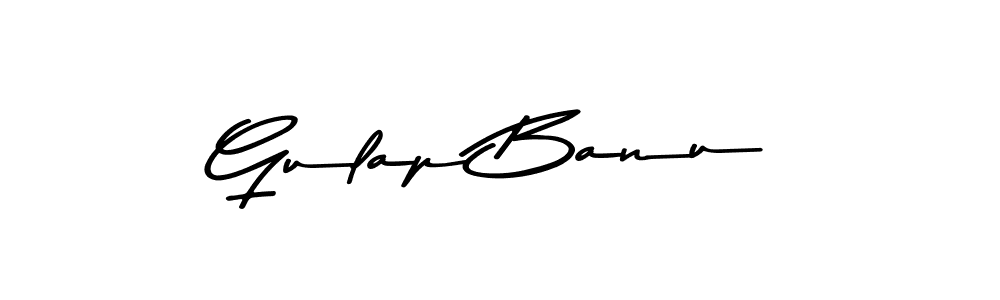 Also You can easily find your signature by using the search form. We will create Gulap Banu name handwritten signature images for you free of cost using Asem Kandis PERSONAL USE sign style. Gulap Banu signature style 9 images and pictures png