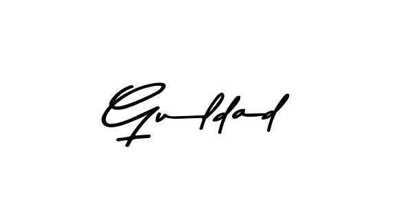 Design your own signature with our free online signature maker. With this signature software, you can create a handwritten (Asem Kandis PERSONAL USE) signature for name Guldad. Guldad signature style 9 images and pictures png