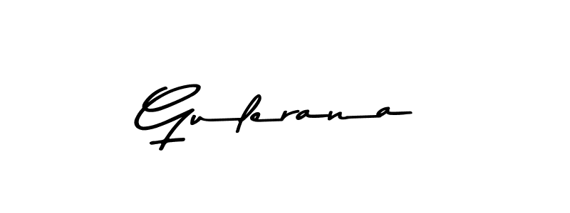 Create a beautiful signature design for name Gulerana. With this signature (Asem Kandis PERSONAL USE) fonts, you can make a handwritten signature for free. Gulerana signature style 9 images and pictures png