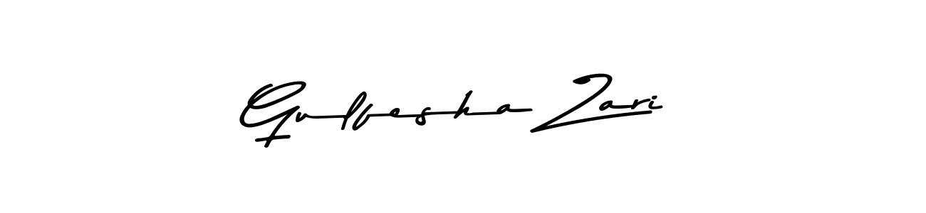 Create a beautiful signature design for name Gulfesha Zari. With this signature (Asem Kandis PERSONAL USE) fonts, you can make a handwritten signature for free. Gulfesha Zari signature style 9 images and pictures png