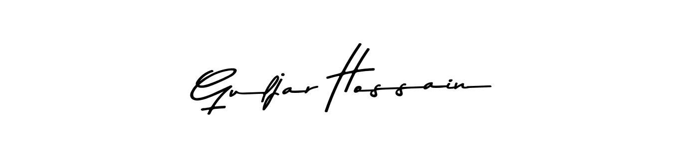 Create a beautiful signature design for name Guljar Hossain. With this signature (Asem Kandis PERSONAL USE) fonts, you can make a handwritten signature for free. Guljar Hossain signature style 9 images and pictures png