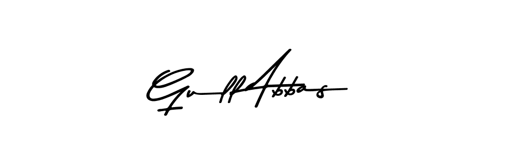 Make a beautiful signature design for name Gull Abbas. With this signature (Asem Kandis PERSONAL USE) style, you can create a handwritten signature for free. Gull Abbas signature style 9 images and pictures png