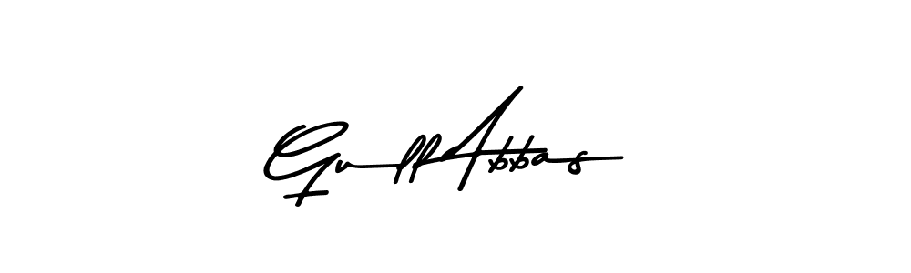 Make a beautiful signature design for name Gull Abbas. With this signature (Asem Kandis PERSONAL USE) style, you can create a handwritten signature for free. Gull Abbas signature style 9 images and pictures png