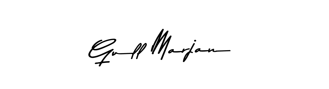 Gull Marjan stylish signature style. Best Handwritten Sign (Asem Kandis PERSONAL USE) for my name. Handwritten Signature Collection Ideas for my name Gull Marjan. Gull Marjan signature style 9 images and pictures png