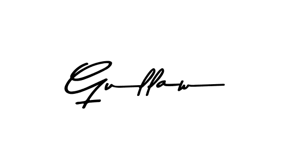 Design your own signature with our free online signature maker. With this signature software, you can create a handwritten (Asem Kandis PERSONAL USE) signature for name Gullaw. Gullaw signature style 9 images and pictures png