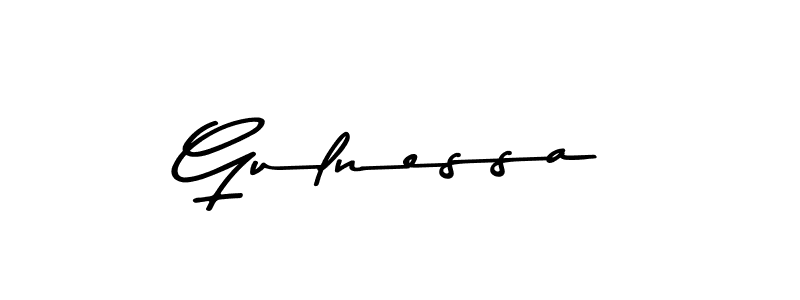 How to make Gulnessa signature? Asem Kandis PERSONAL USE is a professional autograph style. Create handwritten signature for Gulnessa name. Gulnessa signature style 9 images and pictures png