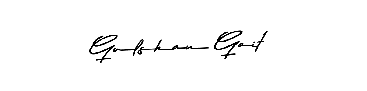 You should practise on your own different ways (Asem Kandis PERSONAL USE) to write your name (Gulshan Gait) in signature. don't let someone else do it for you. Gulshan Gait signature style 9 images and pictures png