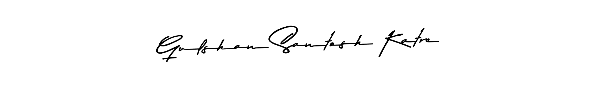 Make a beautiful signature design for name Gulshan Santosh Katre. Use this online signature maker to create a handwritten signature for free. Gulshan Santosh Katre signature style 9 images and pictures png