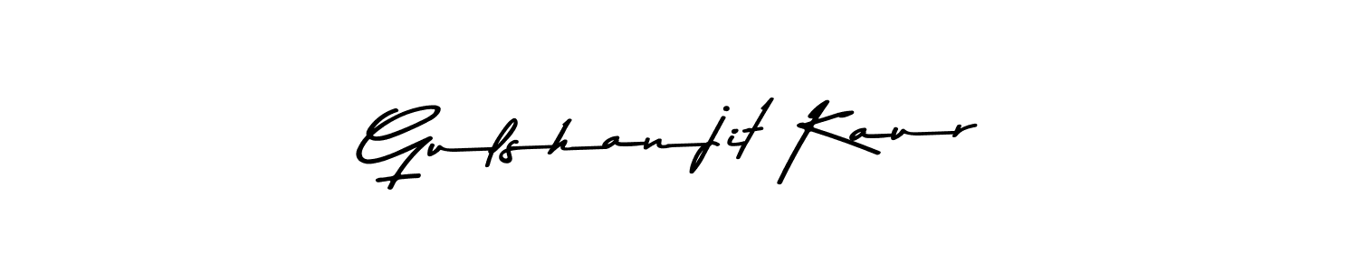 Make a beautiful signature design for name Gulshanjit Kaur. With this signature (Asem Kandis PERSONAL USE) style, you can create a handwritten signature for free. Gulshanjit Kaur signature style 9 images and pictures png