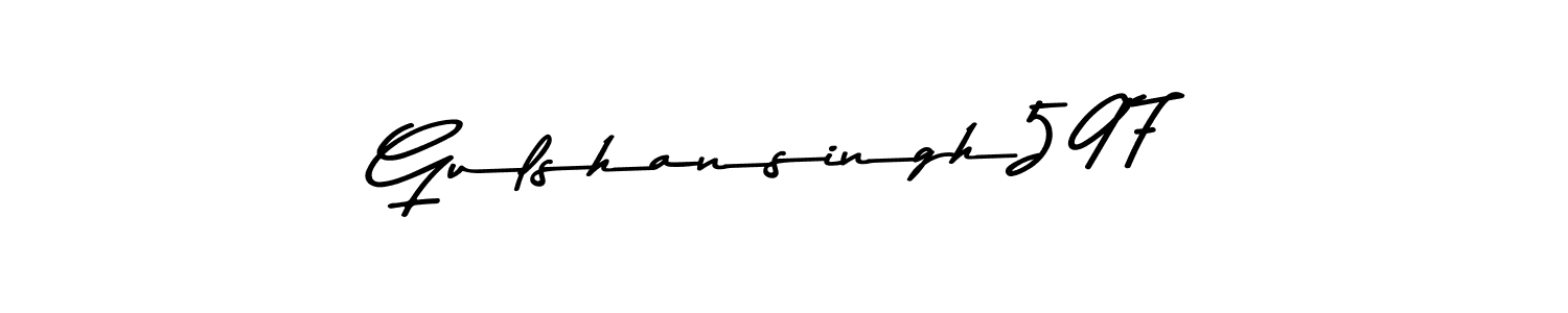 Similarly Asem Kandis PERSONAL USE is the best handwritten signature design. Signature creator online .You can use it as an online autograph creator for name Gulshansingh597. Gulshansingh597 signature style 9 images and pictures png