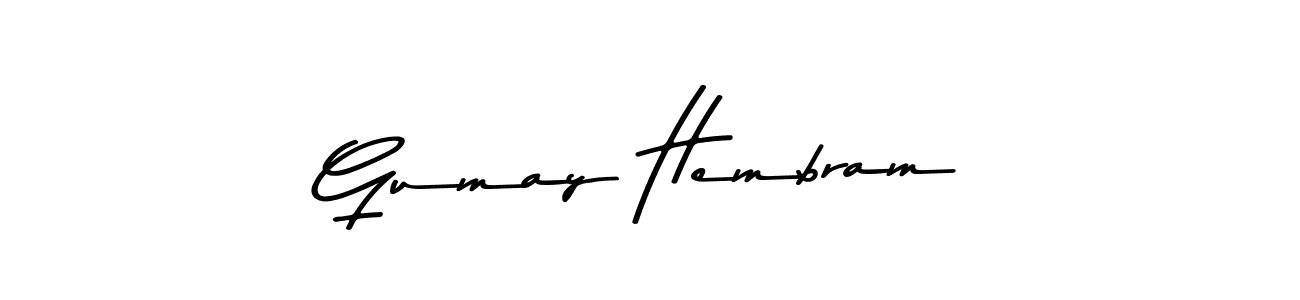 See photos of Gumay Hembram official signature by Spectra . Check more albums & portfolios. Read reviews & check more about Asem Kandis PERSONAL USE font. Gumay Hembram signature style 9 images and pictures png