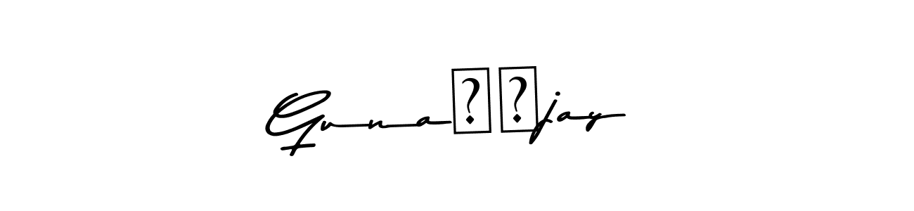 Also You can easily find your signature by using the search form. We will create Guna❤️jay name handwritten signature images for you free of cost using Asem Kandis PERSONAL USE sign style. Guna❤️jay signature style 9 images and pictures png