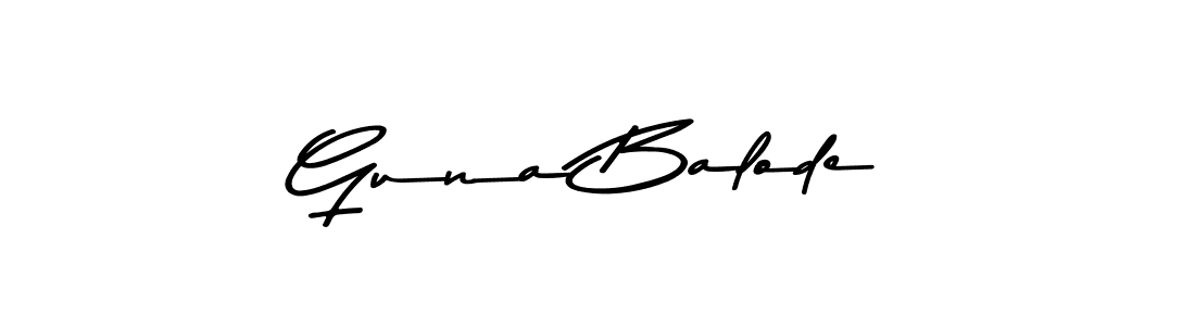 Also You can easily find your signature by using the search form. We will create Guna Balode name handwritten signature images for you free of cost using Asem Kandis PERSONAL USE sign style. Guna Balode signature style 9 images and pictures png