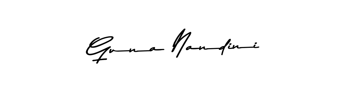 Asem Kandis PERSONAL USE is a professional signature style that is perfect for those who want to add a touch of class to their signature. It is also a great choice for those who want to make their signature more unique. Get Guna Nandini name to fancy signature for free. Guna Nandini signature style 9 images and pictures png