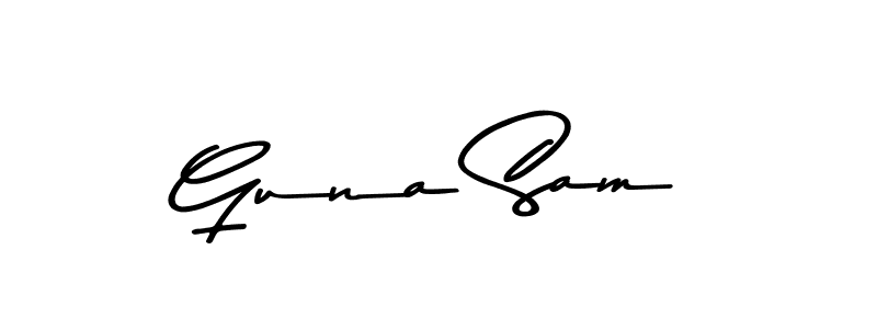 Similarly Asem Kandis PERSONAL USE is the best handwritten signature design. Signature creator online .You can use it as an online autograph creator for name Guna Sam. Guna Sam signature style 9 images and pictures png