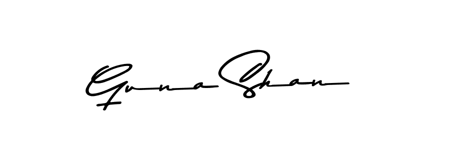 Guna Shan stylish signature style. Best Handwritten Sign (Asem Kandis PERSONAL USE) for my name. Handwritten Signature Collection Ideas for my name Guna Shan. Guna Shan signature style 9 images and pictures png