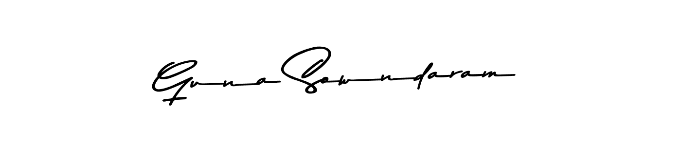 Also we have Guna Sowndaram name is the best signature style. Create professional handwritten signature collection using Asem Kandis PERSONAL USE autograph style. Guna Sowndaram signature style 9 images and pictures png