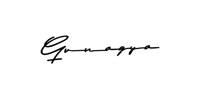 Also we have Gunagya name is the best signature style. Create professional handwritten signature collection using Asem Kandis PERSONAL USE autograph style. Gunagya signature style 9 images and pictures png