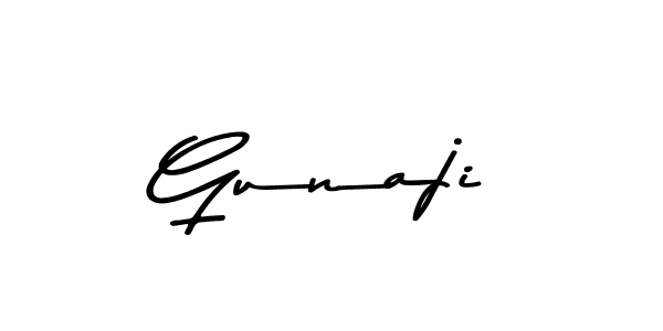 Make a beautiful signature design for name Gunaji. Use this online signature maker to create a handwritten signature for free. Gunaji signature style 9 images and pictures png