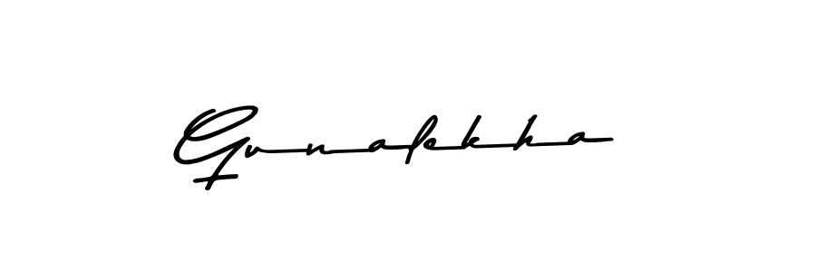 It looks lik you need a new signature style for name Gunalekha. Design unique handwritten (Asem Kandis PERSONAL USE) signature with our free signature maker in just a few clicks. Gunalekha signature style 9 images and pictures png