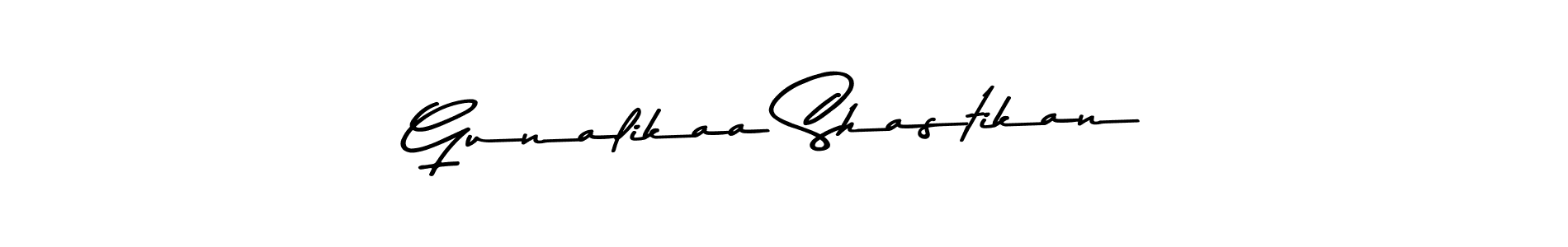 Also we have Gunalikaa Shastikan name is the best signature style. Create professional handwritten signature collection using Asem Kandis PERSONAL USE autograph style. Gunalikaa Shastikan signature style 9 images and pictures png