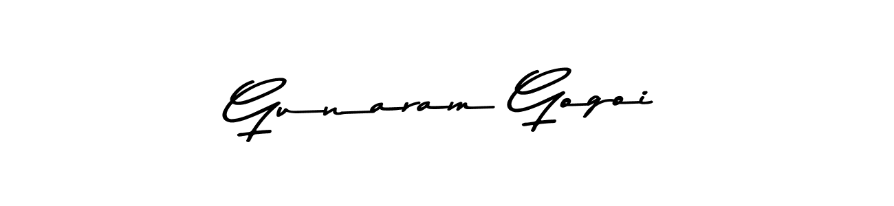 How to make Gunaram Gogoi signature? Asem Kandis PERSONAL USE is a professional autograph style. Create handwritten signature for Gunaram Gogoi name. Gunaram Gogoi signature style 9 images and pictures png