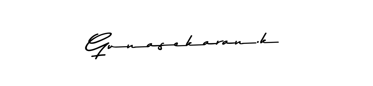 How to make Gunasekaran.k signature? Asem Kandis PERSONAL USE is a professional autograph style. Create handwritten signature for Gunasekaran.k name. Gunasekaran.k signature style 9 images and pictures png