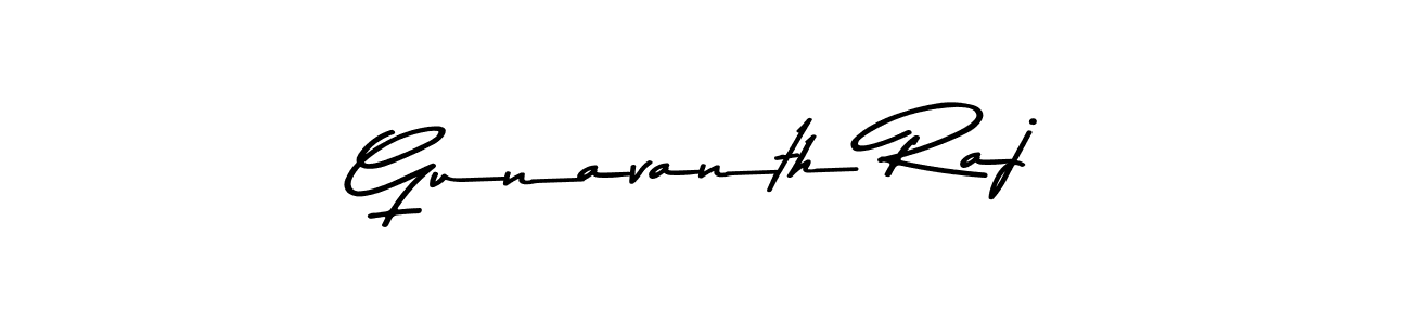 Use a signature maker to create a handwritten signature online. With this signature software, you can design (Asem Kandis PERSONAL USE) your own signature for name Gunavanth Raj. Gunavanth Raj signature style 9 images and pictures png