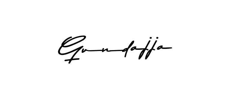 How to make Gundajja name signature. Use Asem Kandis PERSONAL USE style for creating short signs online. This is the latest handwritten sign. Gundajja signature style 9 images and pictures png
