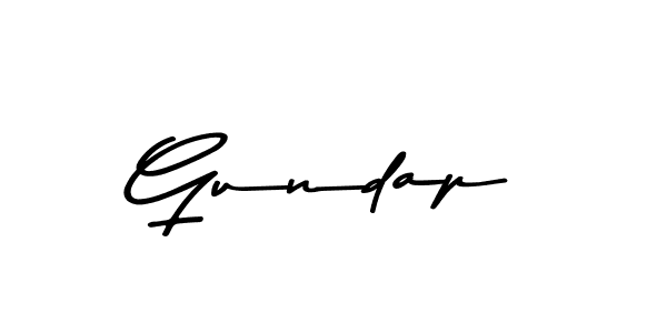 How to make Gundap name signature. Use Asem Kandis PERSONAL USE style for creating short signs online. This is the latest handwritten sign. Gundap signature style 9 images and pictures png