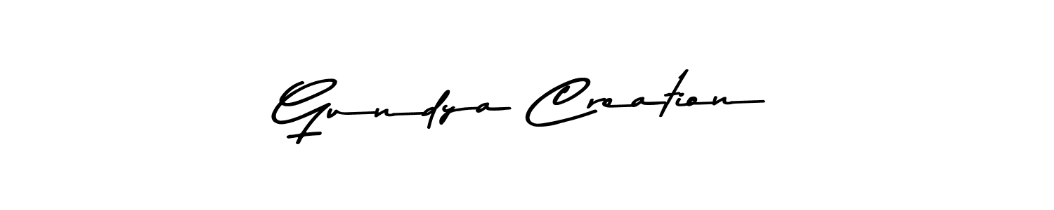 Use a signature maker to create a handwritten signature online. With this signature software, you can design (Asem Kandis PERSONAL USE) your own signature for name Gundya Creation. Gundya Creation signature style 9 images and pictures png