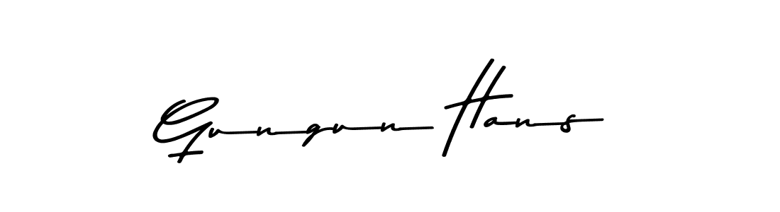 Use a signature maker to create a handwritten signature online. With this signature software, you can design (Asem Kandis PERSONAL USE) your own signature for name Gungun Hans. Gungun Hans signature style 9 images and pictures png
