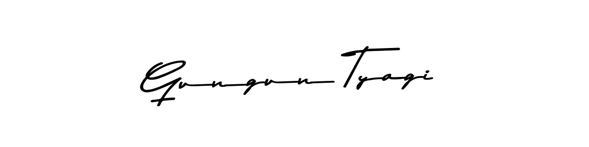How to make Gungun Tyagi signature? Asem Kandis PERSONAL USE is a professional autograph style. Create handwritten signature for Gungun Tyagi name. Gungun Tyagi signature style 9 images and pictures png