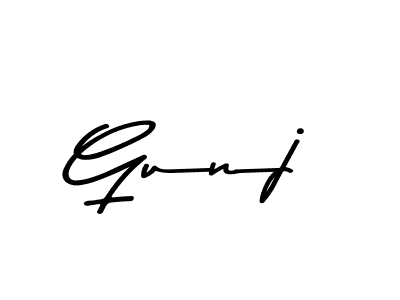 The best way (Asem Kandis PERSONAL USE) to make a short signature is to pick only two or three words in your name. The name Gunj include a total of six letters. For converting this name. Gunj signature style 9 images and pictures png