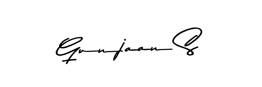 Use a signature maker to create a handwritten signature online. With this signature software, you can design (Asem Kandis PERSONAL USE) your own signature for name Gunjaan S. Gunjaan S signature style 9 images and pictures png