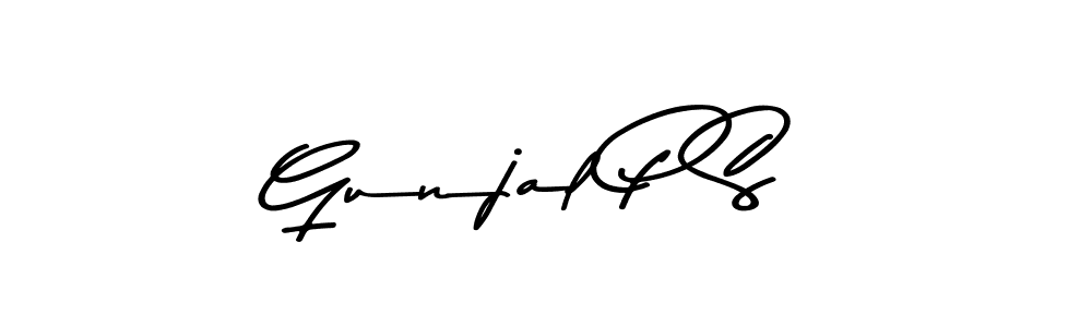 You should practise on your own different ways (Asem Kandis PERSONAL USE) to write your name (Gunjal P S) in signature. don't let someone else do it for you. Gunjal P S signature style 9 images and pictures png