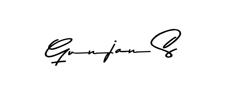 Also You can easily find your signature by using the search form. We will create Gunjan S name handwritten signature images for you free of cost using Asem Kandis PERSONAL USE sign style. Gunjan S signature style 9 images and pictures png